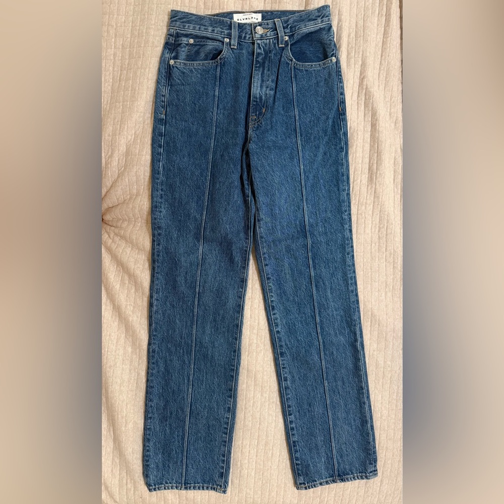 Slvrlake Blue Straight-Leg Jean